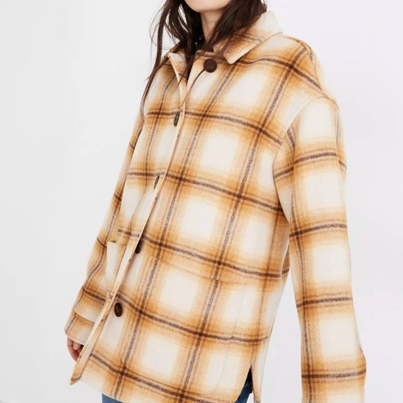 Madewell Jackets & Blazers - ISO Madewell Walton Berean Plaid Shirt Jacket